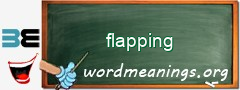 WordMeaning blackboard for flapping